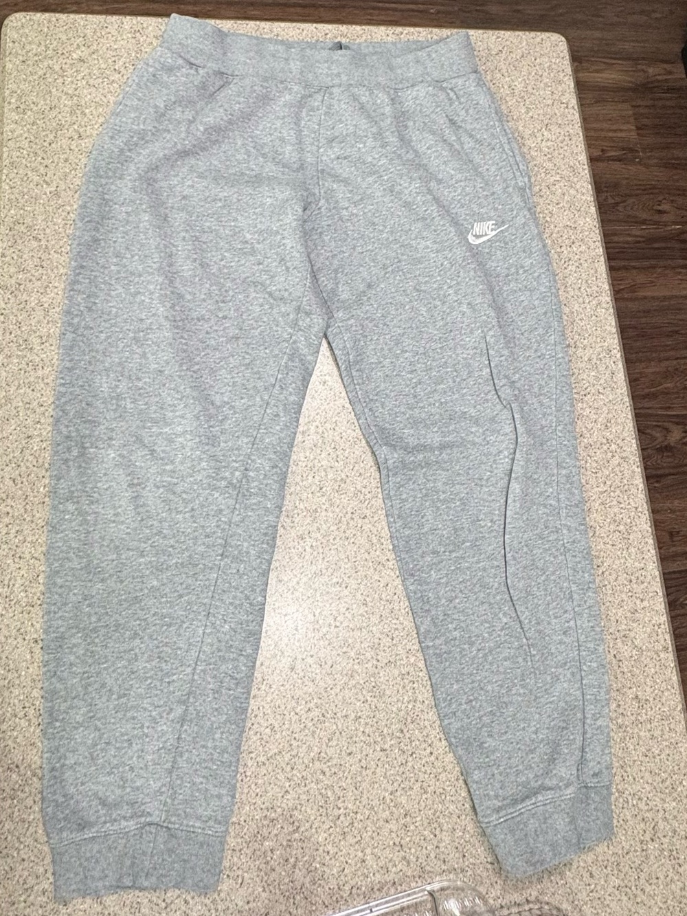 Nike Youth Light Gray Heather Jogger Sweatpants